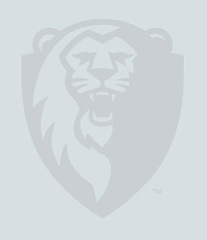 Image of Vintage Fleece Lion Shield Crewneck -  blue