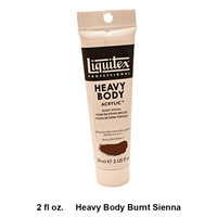 Acrylic Paint Burnt Sienna - Heavy Body