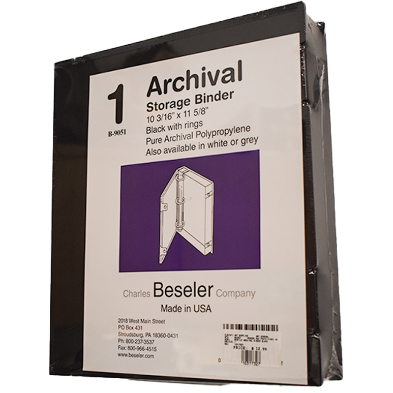 Leggen binnenkomst kin Besfile Archival Binder Black | The MCC Store