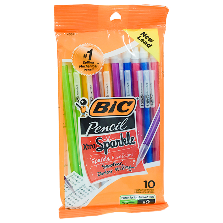 Bic Pencil .7Mm 10/Pk Shimmers (SKU 10259016102)