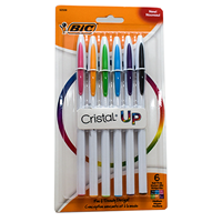 Bic Cristal Up Pen Asst color 6pk