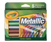 Crayola Metallic Markers 8 Ct