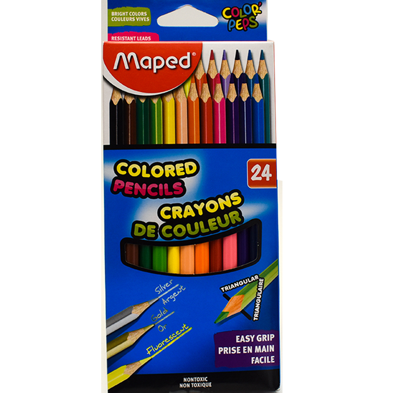 Colored Pencils Maped 24ct