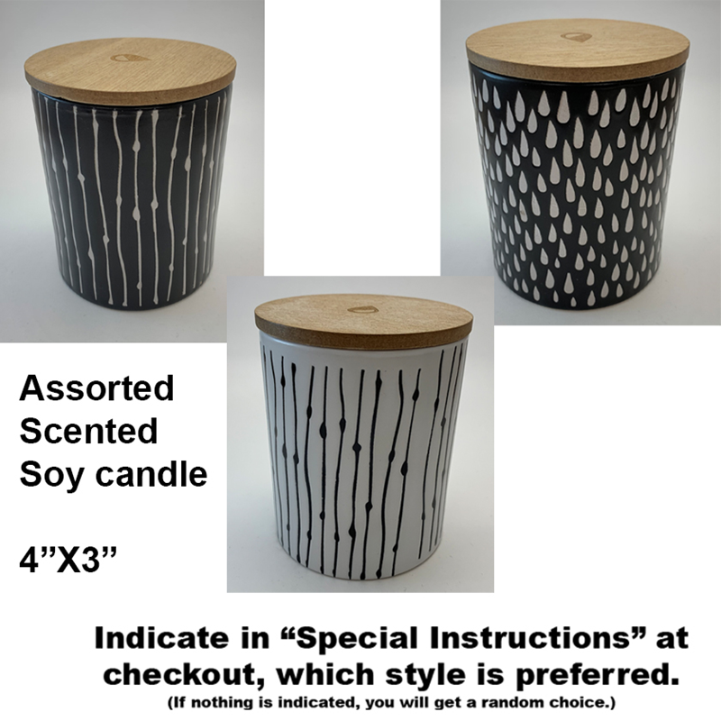 Earth Luxe Ceramic Candle Jar (SKU 10346891122)