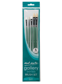 Gallery Series Brush Set Oils 5Pc