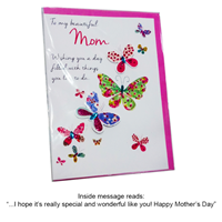 Greeting Card Mothers Day - Beautiful Mom