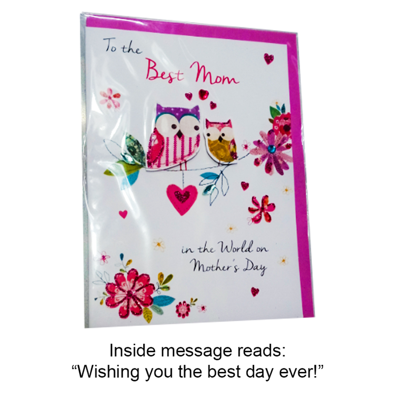 Greeting Card Mothers Day - Best Mom (SKU 1031753281)