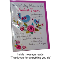 Greeting Card Mothers Day - Loveliest Mom