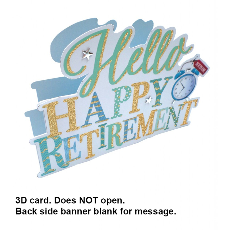 Hello Happy Retirement Card (SKU 1034068481)