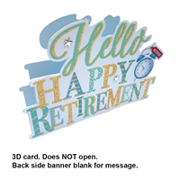 Hello Happy Retirement Card