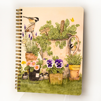 Herb Garden Medium Notebook