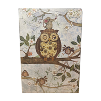 Owl On Branch Cahier Notebook