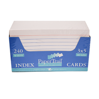Paper Trail Index Cards 3X5 240Ct