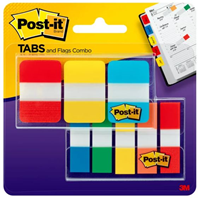Post It Flags Combo Pack Primary